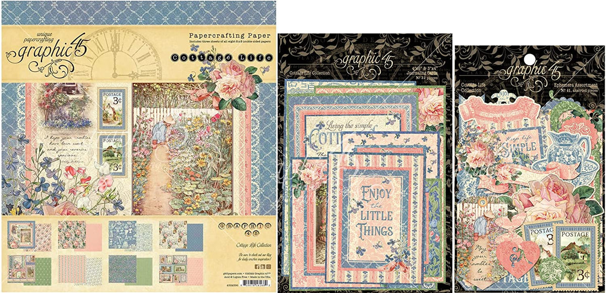 Graphic 45 Little Things Journaling Cards Embellishments – Cheap Scrapbook  Stuff