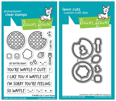 Lawn Fawn A Waffle Lot - Stamp and Die