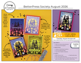 BetterPress Society - August 2026 - Haunted Hallow Press + Foil Plate & Die Set