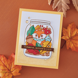 BetterPress Society - September 2026 - Autumn Hugs Press + Foil Plate Die Set