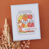 BetterPress Society - September 2026 - Autumn Hugs Press + Foil Plate Die Set