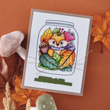 BetterPress Society - September 2026 - Autumn Hugs Press + Foil Plate Die Set