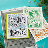 BetterPress Christmas Collection - Merry Christmas & Happy New Year Press Plate