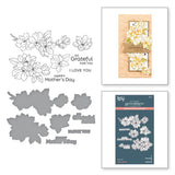 BetterPress Spring Sampler Collection by Simon Hurley - Spring Magnolias Press Plate & Die Set