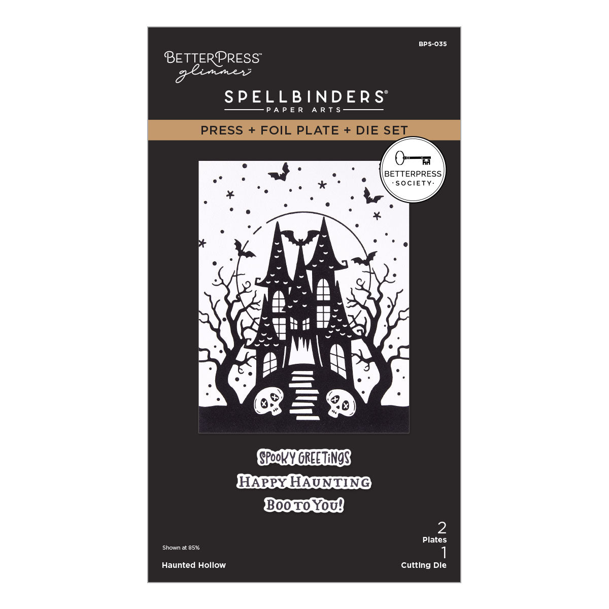 BetterPress Society - August 2026 - Haunted Hallow Press + Foil