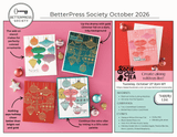 BetterPress Society - October 2026 - Classic Holiday Press + Foil Plate & Die Set