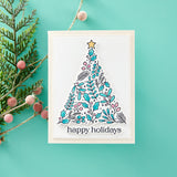 BetterPress Society - July 2024 - Winter Sprigs Tree Layered Stencil