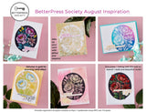 BetterPress Society - August 2025 - Sweet Moments Press Plate & Die Set