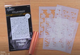 BetterPress Society - February 2026 - Radiant Blooms Layering Stencil Add-on