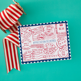 BetterPress Society - June 2026 - Delivering Wishes Press + Foil Plate & Die Set