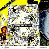 Altenew - Mini Delight: Bee Kind Stamp & Die Set