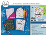 BetterPress Society - October 2025 - Twinkle Tidings Press Plate & Die Set