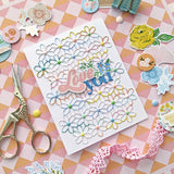 Pinkfresh Studio Floral Lace - Foil Plate, Layering Stencils & Die