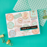 BetterPress Society - June 2026 - Delivering Wishes Press + Foil Plate & Die Set