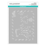 BetterPress Society - July 2026 - Snowman Wishes Layering Stencil Add-on