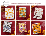 BetterPress Society - September 2024 - Raining Pumpkin Press Plate