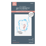 BetterPress Society - June 2025 - Add-on: Sea Bubble Border Press Plate & Die Set