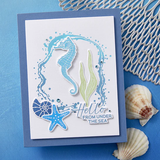 BetterPress Society - June 2025 - Add-on: Sea Bubble Border Press Plate & Die Set
