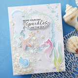 BetterPress Society - June 2025 - Sea Friends Press Plate & Die Set