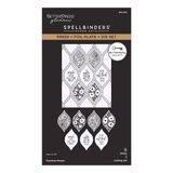 BetterPress Society - March 2026 - Teardrop Mosaic Press Plates & Die Set