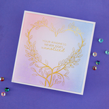 BetterPress Society - December 2025 - Flourish & Vine Press Plate & Die Set