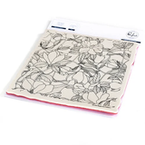 Pinkfresh Studio Magnolia Pattern - Cling Stamp & Layering Stencils