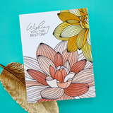 BetterPress Society - January 2026 - Golden Bloom Layering Stencil Add-on