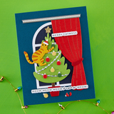 Spellbinders - Meowy Christmas Sentiments Press + Foil Plates & Die Set by Yana Smakula