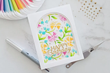 Spellbinders - Flowing Florals 3D Embossing Folder and Stencil Bundle by Simon Hurley