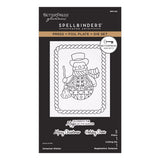 BetterPress Society - July 2026 - Snowman Wishes Press + Foil Plate & Die Set