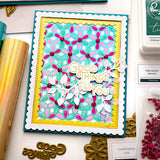 Pinkfresh Studio Floral Lace - Foil Plate, Layering Stencils & Die