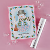 BetterPress Society - July 2026 - Snowman Wishes Press + Foil Plate & Die Set