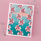 BetterPress Society - February 2026 - Radiant Blooms Press Plate & Die Set