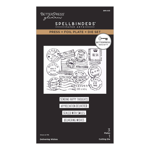 BetterPress Society - April 2026 - Cascading Lilies Press + Foil