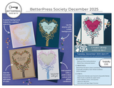BetterPress Society - December 2025 - Flourish & Vine Press Plate & Die Set