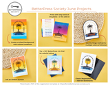 BetterPress Society - June 2024 Add On - Summer Vibes Press Plates Sentiments