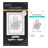 BetterPress Society - July 2026 - Snowman Wishes Press + Foil Plate & Die Set
