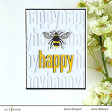 Altenew - Mini Delight: Bee Kind Stamp & Die Set