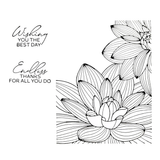 BetterPress Society - January 2026 - Golden Bloom Press Plate & Die Set