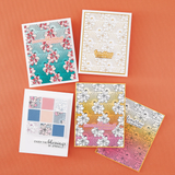 BetterPress Society - February 2026 - Radiant Blooms Press Plate & Die Set