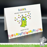 Lawn Fawn Kids Cardmaking Kit - Rawr to You + Coloring Stencil