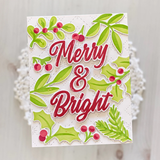 Pinkfresh Studio Festive Leaves - Stencils & Dies