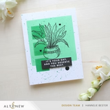 Altenew - Solid Sentiments Complete Bundle (3 Press or Foil Plates & 1 Die)