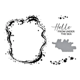 BetterPress Society - June 2025 - Add-on: Sea Bubble Border Press Plate & Die Set