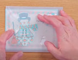 BetterPress Society - July 2026 - Snowman Wishes Layering Stencil Add-on