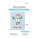 Spellbinders Tinsel Time Collection - Dancin' Snowman - Dies