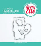 Avery Elle - Maple Syrup - Beaver Canada Eh Mini Stamp and Die Set & Storage Pocket