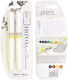 Tonic Studios Nuvo Aqua Flow Shimmer Brush Tip Pen Bundle - Glitter Gloss and Midas Touch - 2 Items