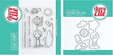 Avery Elle - Flamazing - Snorkeling Flamingo Clear Stamps and Dies with Storage Pocket