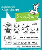 Lawn Fawn Mini Holiday Set - Snow Globe Gift Tag Die and Tiny Christmas Stamp & Dies